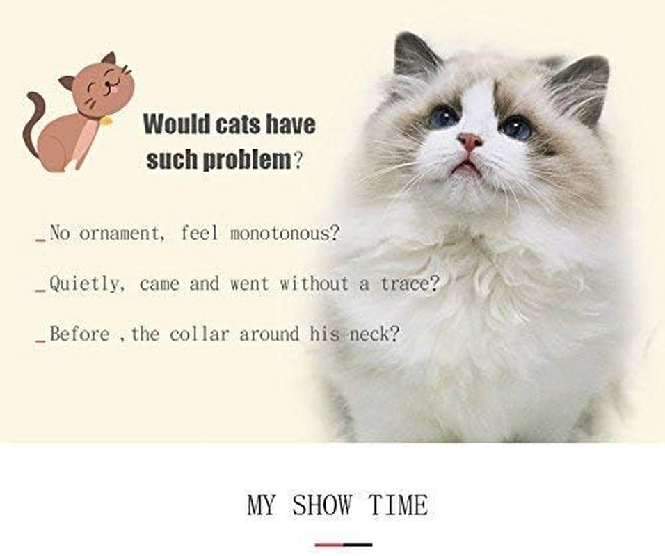 Pink Soft Velvet Safe Cat Adjustable Collar with Crystal Heart Charm and Bells 8-11 Inches(Black+Red)