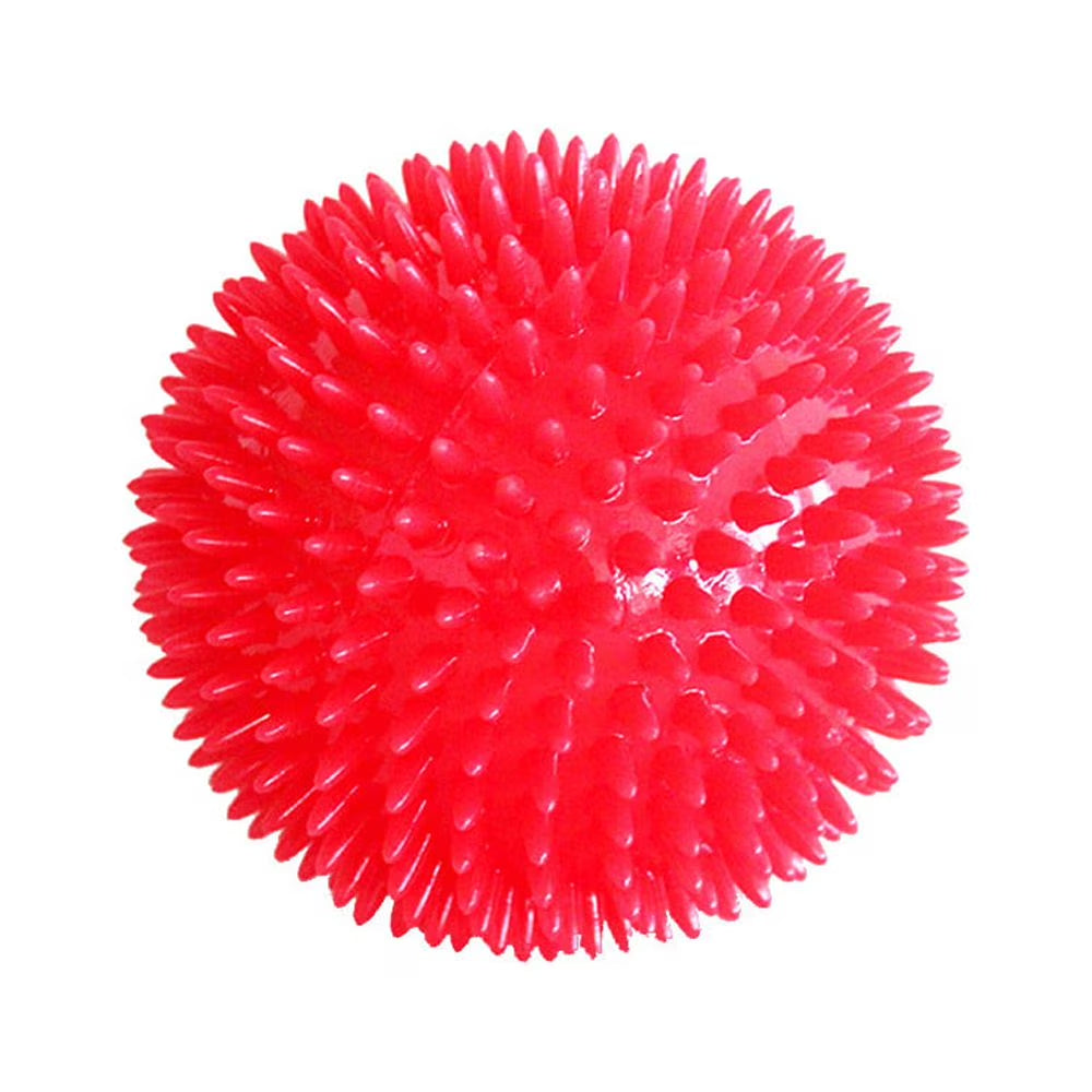 Pet Others Ball Cleaning Dog Toy for Large Dog with Convex Design Bone Shape Dog Tug Interactive Chew Toy Red