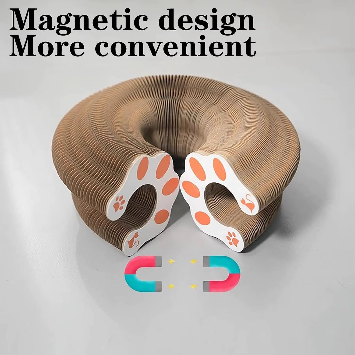 Kitty Kurlz Cat Toy, Marlene Kitty Kurlz, Kitty Curls Cat Toy, Magic Organ Cat Scratching Board Toy, Interactive Cat Ball Toy