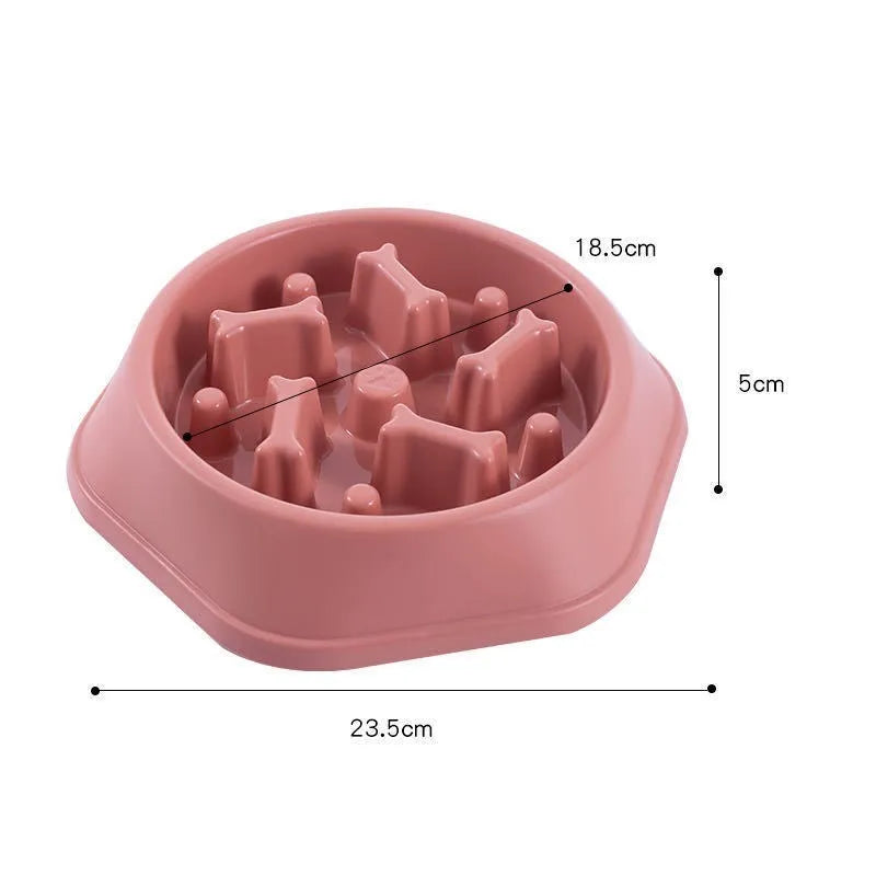 Animal Pet Products Dog Ration Bowl Slow Feeder Cats Doggie Dishes Pet Food Cat Bowl anti Glouton for Medium Dogs Large Breeds