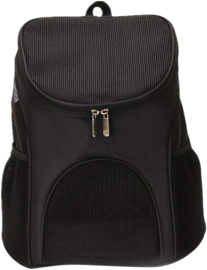 Cute Pet Supplies Pet Favorite Portable Soft Padded Pet Carrier Backpack Dog Cat Breathable Travel Mesh Bag for Pet Black