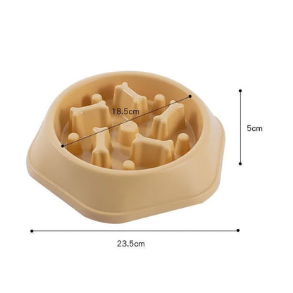 Animal Pet Products Dog Ration Bowl Slow Feeder Cats Doggie Dishes Pet Food Cat Bowl anti Glouton for Medium Dogs Large Breeds