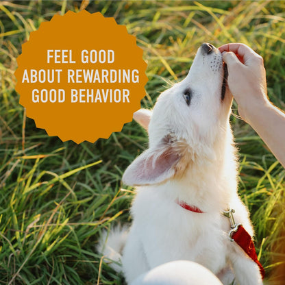 Tricky Trainers Soft & Chewy Dog Training Treats 5 Oz. Bag, Cheddar Flavor, Low Calorie Behavior Aid with 130 Treats