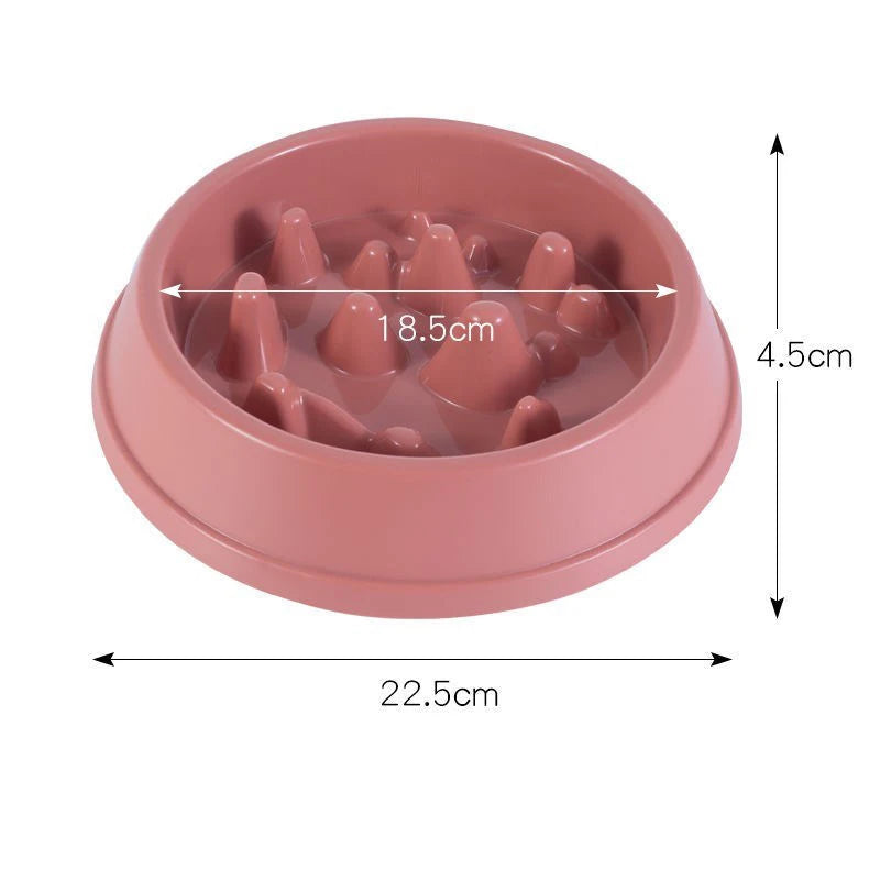 Animal Pet Products Dog Ration Bowl Slow Feeder Cats Doggie Dishes Pet Food Cat Bowl anti Glouton for Medium Dogs Large Breeds