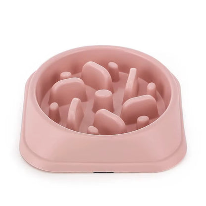 Pet Dog Slow Feeder Bowl Non Slip Puzzle Bowl Anti-Gulping Pet Slower Food Feeding Dishes Dog Bowl for Medium Small Dogs Puppy