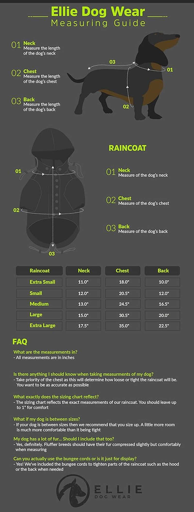 Zip up Dog Raincoats with Reflective Buttons, Pockets, Rain/Water Resistant, Adjustable Drawstring, & Removable Hood - XXS to XXL - Stylish Premium Dog Raincoats (Navy, Large)