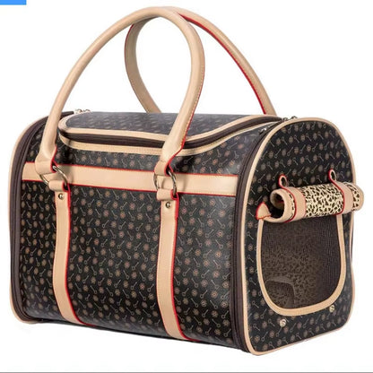 Luxury Bag for Cats Portable Folding Carrying Travel Carry Breathable Outdoor Pet Dog Puppies Small Animals Handbags Supplies