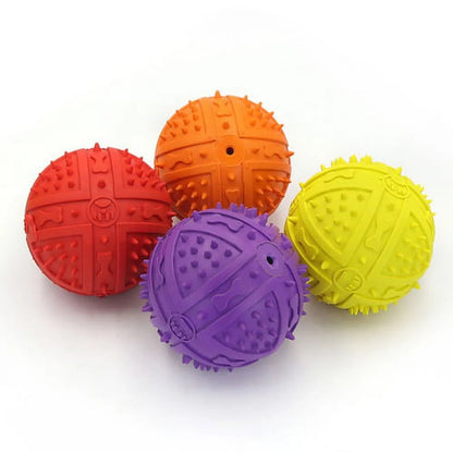 Dog Squeaky Toys for Aggressive Chewers Large Breed Balls Interactive Dog Ball Toy, Pet Training, High Toughness Wear