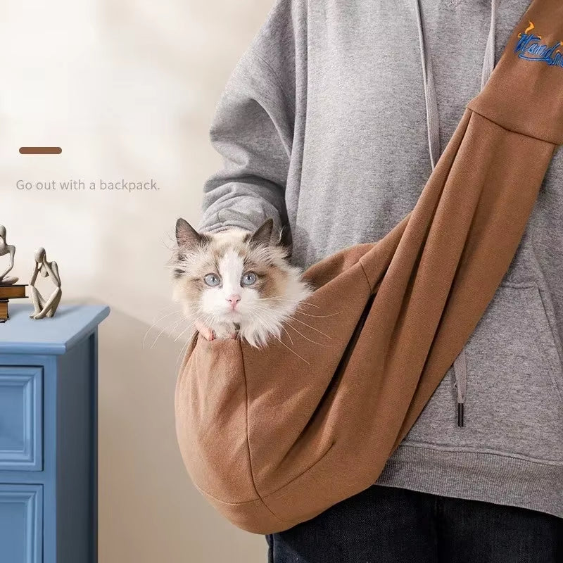 Small Dog Carrier Bag Pet Out Crossbody Shoulder Bag Outdoor Travel Portable Cat Puppy Sling Bag for Small Dog Pet Supplies