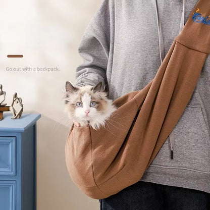 Small Dog Carrier Bag Pet Out Crossbody Shoulder Bag Outdoor Travel Portable Cat Puppy Sling Bag for Small Dog Pet Supplies