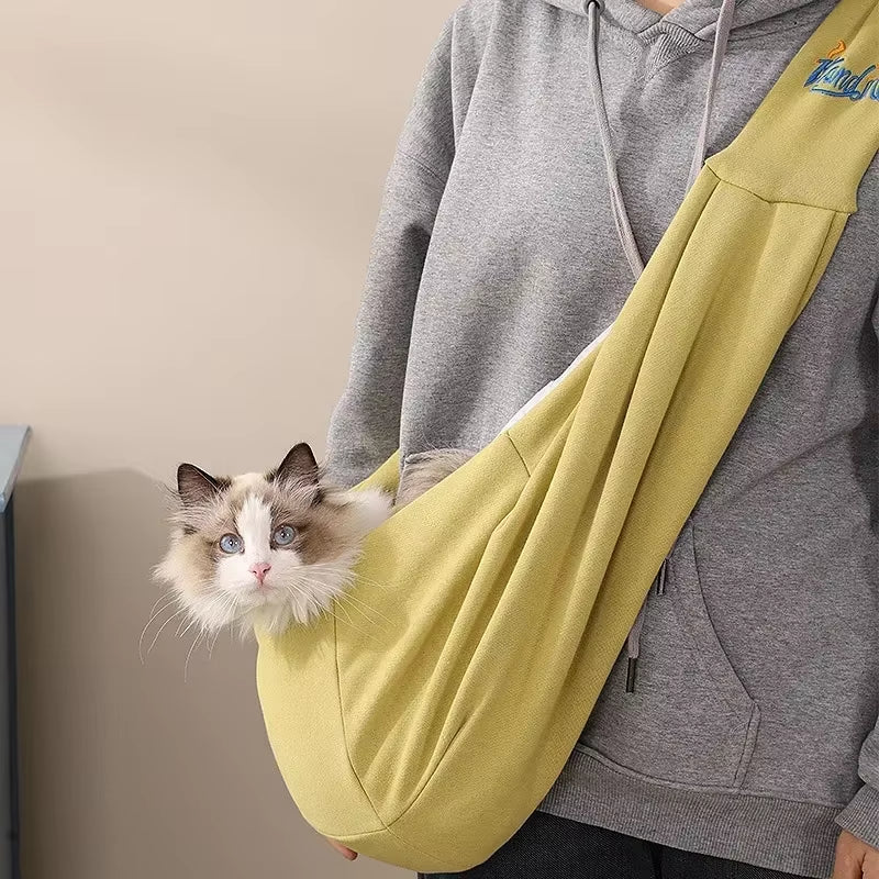 Small Dog Carrier Bag Pet Out Crossbody Shoulder Bag Outdoor Travel Portable Cat Puppy Sling Bag for Small Dog Pet Supplies