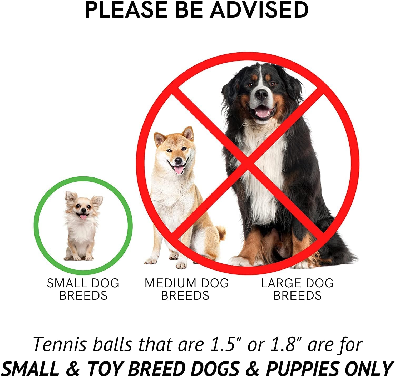 Mini X-Small Dog Tennis Balls - 1.5" Fetch Balls for Puppies - Pack of 12 in Fun Yellow & Pink Colors