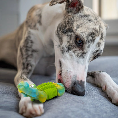 Tough Dog Toys,Dog Toys for Aggressive Chewers,Indestructible Dog Toys for Large Breed,Durable Dog Toys for Large Dogs,Bacon Flavor,Green