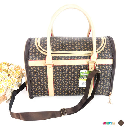 Luxury Bag for Cats Portable Folding Carrying Travel Carry Breathable Outdoor Pet Dog Puppies Small Animals Handbags Supplies
