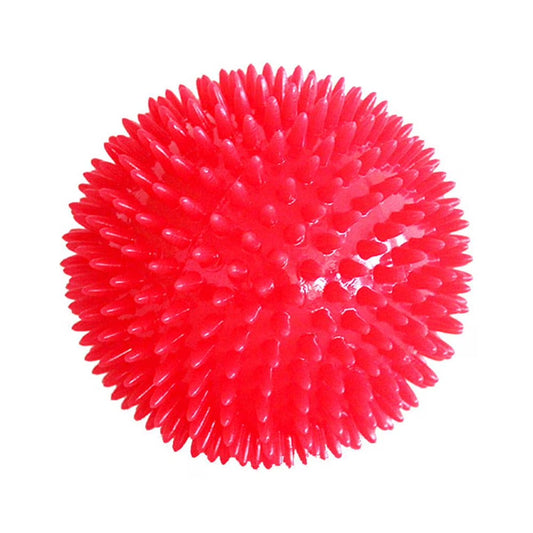 Pet Others Ball Cleaning Dog Toy for Large Dog with Convex Design Bone Shape Dog Tug Interactive Chew Toy Red