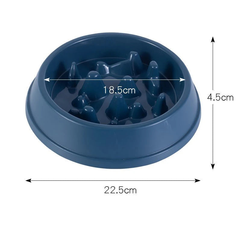Animal Pet Products Dog Ration Bowl Slow Feeder Cats Doggie Dishes Pet Food Cat Bowl anti Glouton for Medium Dogs Large Breeds