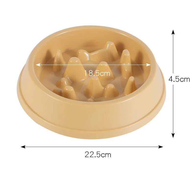 Animal Pet Products Dog Ration Bowl Slow Feeder Cats Doggie Dishes Pet Food Cat Bowl anti Glouton for Medium Dogs Large Breeds