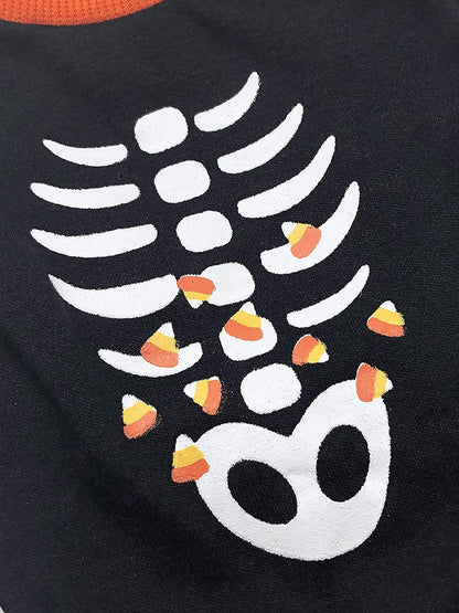Halloween Shirt for Small Dogs - Cute Ghost Skeleton Pattern Dog Shirts for Girls