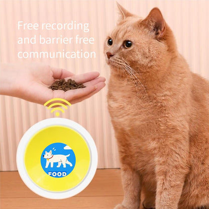 Dog Buttons for Communication, HD Sound Quality Loud Dog Buttons Talk, Dog Buttons Talk for Training, Recordable Dog Talking Button Set with Double-Sided Adhesive Tape and 5 Scene Stickers