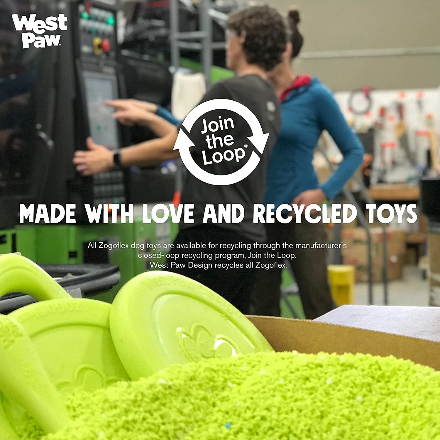 Zogoflex Tux Treat Dispensing Dog Chew Toy – Interactive Chewing Toy for Dogs – Dog Games for Aggressive Chewers, Fetch, Catch – Holds Kibble, Treats, Large 5", Granny Smith