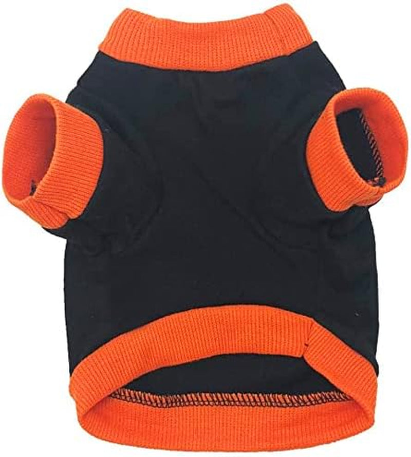 Halloween Shirt for Small Dogs - Cute Ghost Skeleton Pattern Dog Shirts for Girls