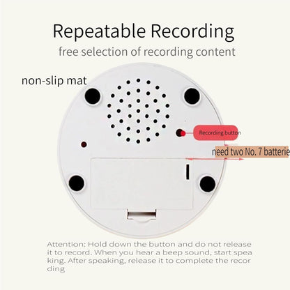 Dog Buttons for Communication, HD Sound Quality Loud Dog Buttons Talk, Dog Buttons Talk for Training, Recordable Dog Talking Button Set with Double-Sided Adhesive Tape and 5 Scene Stickers