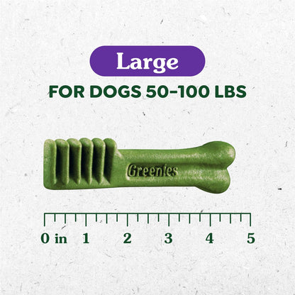 Original Large Dental Dog Treats, 54 Oz. Pack (34 Treats)