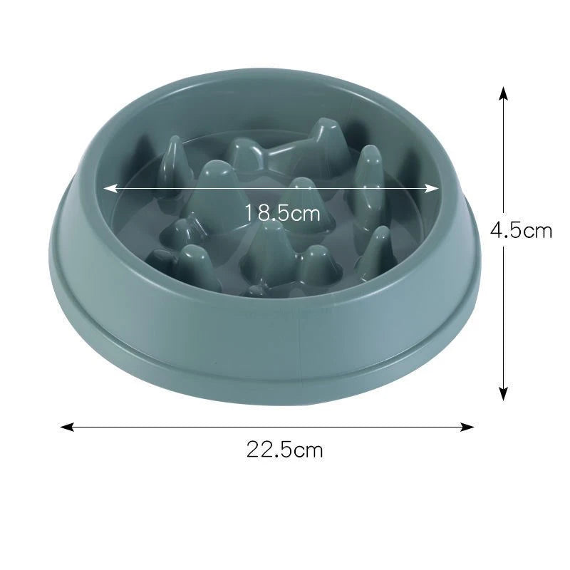 Animal Pet Products Dog Ration Bowl Slow Feeder Cats Doggie Dishes Pet Food Cat Bowl anti Glouton for Medium Dogs Large Breeds