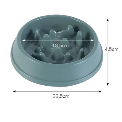 Animal Pet Products Dog Ration Bowl Slow Feeder Cats Doggie Dishes Pet Food Cat Bowl anti Glouton for Medium Dogs Large Breeds