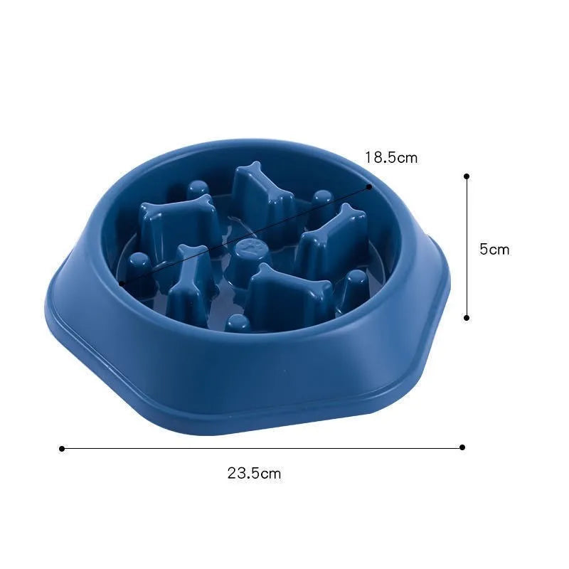 Animal Pet Products Dog Ration Bowl Slow Feeder Cats Doggie Dishes Pet Food Cat Bowl anti Glouton for Medium Dogs Large Breeds