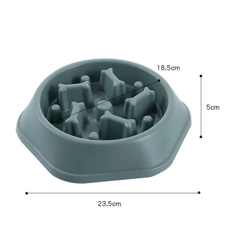 Animal Pet Products Dog Ration Bowl Slow Feeder Cats Doggie Dishes Pet Food Cat Bowl anti Glouton for Medium Dogs Large Breeds