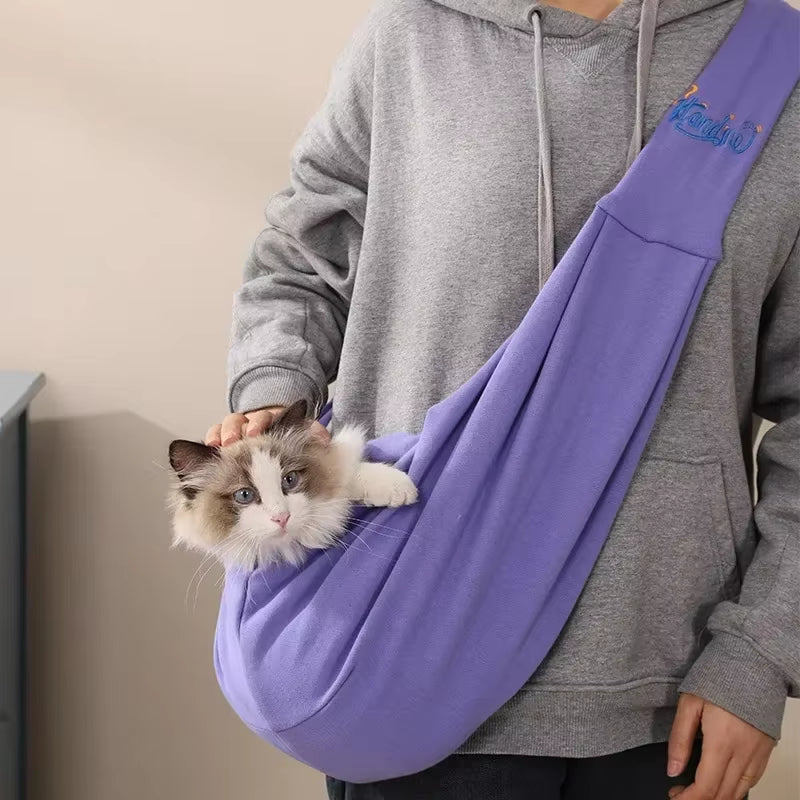 Small Dog Carrier Bag Pet Out Crossbody Shoulder Bag Outdoor Travel Portable Cat Puppy Sling Bag for Small Dog Pet Supplies