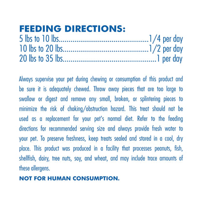 ® Puppy Teething Rings Peanut Butter Flavor, 10 Treats, 12 Oz, Dried Chew Treats for Dogs